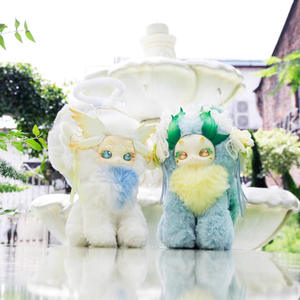 Figurine en peluche chat dragon de deuxième génération Créature fantastique à la mode de la série Magic Academy Boîtes mystères - Product Image 3