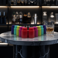 Ensemble de bouchons à vin sous vide réutilisables en plastique/acier inoxydable Thankhot, pompe hermétique pour conserver le vin, bouchon de bouteille pour vin rouge et blanc