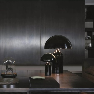 Lampada da tavolo da tavolo da camera da letto moderna personalizzata Hotel Villa soggiorno ristorante acciaio inossidabile bianco nero ottone antico fungo <span class=keywords><strong>Vico</strong></span> - Product Image 3