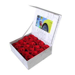 Nhà Máy Giá handmade <span class=keywords><strong>video</strong></span> Brochure hộp LCD Quà Tặng trình bày chơi tông hiện tại hiển thị của đám cưới - Product Image 3