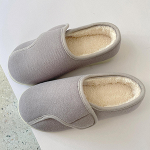 <span class=keywords><strong>Chaussures</strong></span> de maison à enfiler en fourrure d'hiver <span class=keywords><strong>pour</strong></span> femmes réglable en mousse à mémoire de forme diabétique Extra large polaire respirant semelle intérieure souple arthrite œdème - Product Image 5