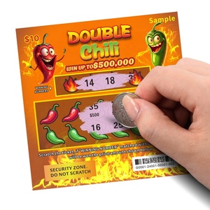 Fournisseur OEM/ODM de billets de loterie personnalisés avec impression numérique - Product Image 1