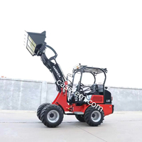 Minicargadora CASEREM 4WD para Uso Doméstico, 18.2kW, Motor Diésel Eaton, Hidráulica Euro5, 1 Año de Garantía, Cucharón de Giro Corto