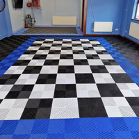 Carreaux de sol de cour en matériau PP de taille personnalisée, tapis de sol de sport de basket-ball à emboîtement en plastique portable pour intérieur et extérieur