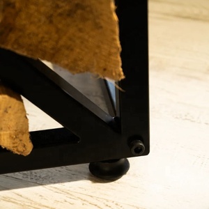 Classico deposito <span class=keywords><strong>di</strong></span> legna da ardere in metallo verniciato a polvere per appendere il pavimento o uso del centro commerciale perfetto con Bonsai - Product Image 4
