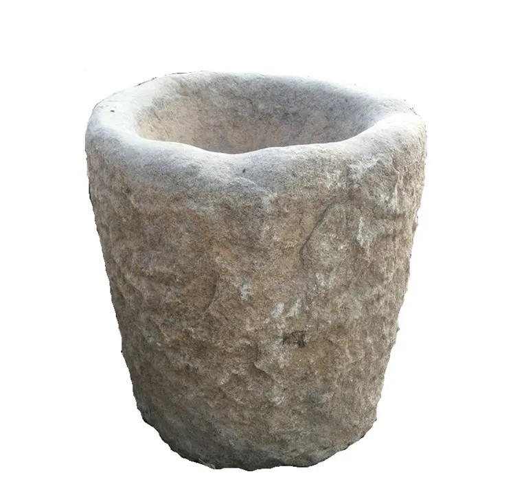 Jar đá vôi vườn Đá Ngoài Trời thiết kế đồ họa HR biệt thự đá cẩm thạch đá điêu khắc nước vườn Granite founta Granite sản phẩm