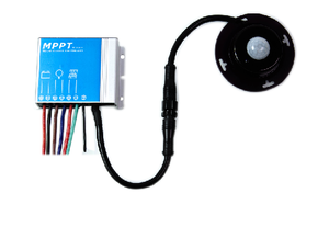 8A 12V/24V MPPT năng lượng mặt trời ánh sáng đường phố điều khiển IP67 bảo vệ> Hiệu quả 99.9% Lithium tương thích lò vi sóng cảm biến RS485 Bảng điều chỉnh - Product Image 2