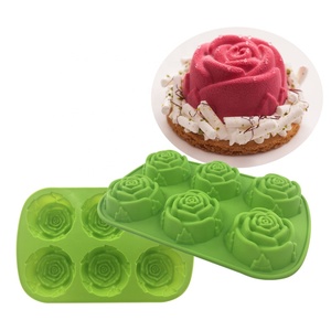 Heat Resistant Cake Bread Chocolate Muffin Reusable Household <b>Baking</b> <b>Silicone</b> Mold - Product Image 2