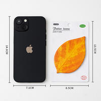 Mignons blocs-notes autocollants vintage pour étudiants et bureaux, feuilles mobiles réutilisables pour la papeterie