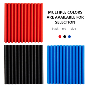 Panneaux acoustiques insonorisants HENGJIU à rainures triangulaires haute densité, réduction du bruit et contrôle <span class=keywords><strong>de</strong></span> l'écho pour home cinéma - Product Image 5