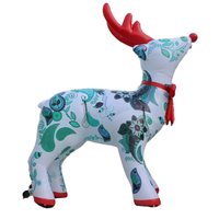 Costume de défilé de Noël gonflable, imperméable, résistant au soleil, taille personnalisée, modèle de jouet en peluche en forme de mouflon mobile