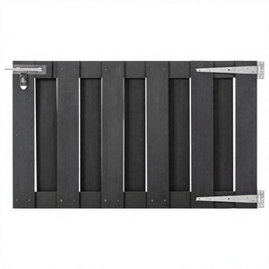 Modern Painted WPC Garden Gate 39.4x23.6 Inches Durable Fencing for Outdoor Use - Product Image 3