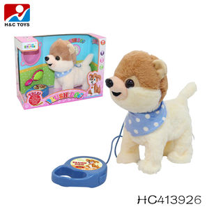 Pil kumandalı ses kontrollü peluş evcil köpek oyuncak hareketli kuyruk ile - Product Image 5