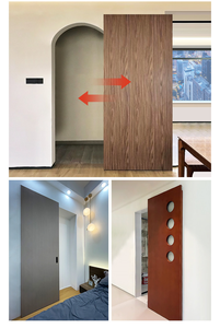 Sistema de Herrajes para Puerta Corredera de Madera con Cierre Suave y Ajuste Mágico, Capacidad de Carga de 60 kg - Product Image 6