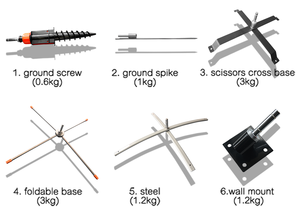 Uchillo playa publicitaria nhuộm thăng hoa cờ bay quảng cáo Polyester vây cá mập biểu ngữ và cực - Product Image 6