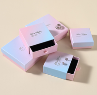 Scatola Rigida in Carta Rosa Personalizzata con Laminazione Lucida e Logo in Rilievo, Prezzo all'Ingrosso di Fabbrica, Dimensioni Personalizzabili