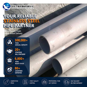 Polishing 347H 321 Pickled Cold Drawn 60.3mm 8.0mm Marking ASTM A269 Stainless Steel Pipe for Construction - Product Image 1
