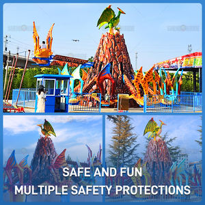 Commercial Grade Self-Controlled Dinosaur Spinning <b>Ride</b> - Profit-Generating <b>Amusement</b> <b>Equipment</b> - Product Image 5