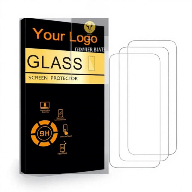 3-Pack Full HD 2.5D Full-Cover Tempered Glass for iPhone 17 / 16 / 15 Pro Max Anti-Scratch Screen Guard