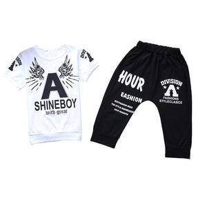 Ensemble de vêtements pour filles avec chemise à manches courtes et short pour enfants à motif original pour les Japonais - Product Image 1