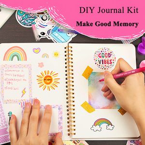 Kit <span class=keywords><strong>de</strong></span> <span class=keywords><strong>Manualidades</strong></span> <span class=keywords><strong>para</strong></span> Scrapbooking, Diario y Arte, Personalizado <span class=keywords><strong>de</strong></span> Fábrica, <span class=keywords><strong>para</strong></span> Adolescentes, Regalo <span class=keywords><strong>de</strong></span> Cumpleaños, Kit <span class=keywords><strong>de</strong></span> Papelería <span class=keywords><strong>para</strong></span> Diario DIY - Product Image 3