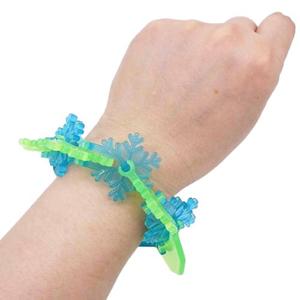 น่ารัก2-in-1บล็อกมินิบล็อกเรืองแสง Fidget ปริศนาสร้อยข้อมือแฟชั่น DIY เสน่ห์ที่กำหนดเองเครื่องประดับทำของเล่นสำหรับเด็ก - Product Image 1