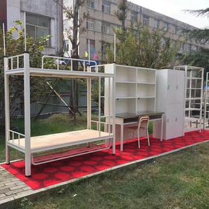 OEM ODM metallo Heavy Duty Double decker in ferro a castello telaio <span class=keywords><strong>letto</strong></span> <span class=keywords><strong>matrimoniale</strong></span> <span class=keywords><strong>soppalco</strong></span> per bambini e adulti Design moderno per uso scolastico - Product Image 1