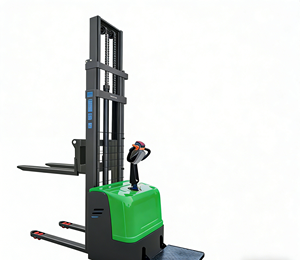 2 Ton Electric Pallet Stacker, 1.5M Lift Height Pedestrian Forklift, Xinancheng Warehouse Pallet Truck for Sale