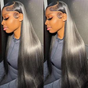 Perruques frontales en dentelle HD 13x6 en gros, perruques en cheveux humains pré-épilées sans colle pour femmes noires - Product Image 3