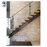 Prima Entrepôt Direct Conception Personnalisée Échelle d'Intérieur Durable Escalier Monté sur le Toit Renversé pour Villa