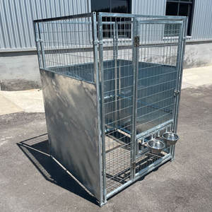 High Quality Outdoor <strong>Dog</strong> <strong>Kennel</strong> Cage 4*8*6ft Steel <strong>Dog</strong> Cage Large <strong>Kennels</strong> for Large <strong>Dog</strong> - Product Image 6
