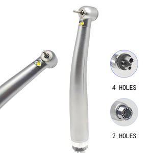 Tandheelkundige Hoge Snelheid Standaard Hoofd Lucht Turbine 3 Punts Water Spray Led Licht Tandheelkundig Handstuk 2 Of 4 Gat Drukknop - Product Image 1