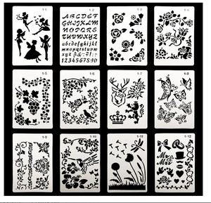 Modèles de tatouage Mains/Pieds Pochoirs de tatouage DIY pour aérographe Peinture corporelle - Product Image 1