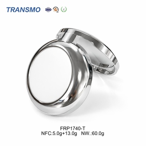 Envase de Plástico para Polvo Compacto con Cojín de Aire, Reutilizable, con Patrón de Superficie Personalizado para Empaque OEM de Cosméticos - Product Image 1