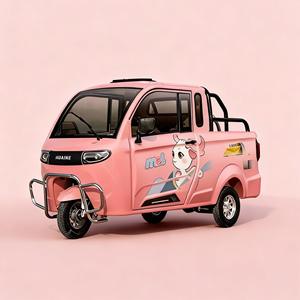 รถ<span class=keywords><strong>สามล้อ</strong></span><span class=keywords><strong>ไฟฟ้า</strong></span>หัวเหอ บรรทุก<span class=keywords><strong>ได้</strong></span> 400 กก. มาตรฐานแห่งชาติ สามารถ<span class=keywords><strong>จดทะเบียน</strong></span>เป็นรถกระบะขนาดเล็ก สำหรับขนส่งสินค้าและเด็ก - Product Image 6