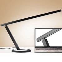 Lampe de table LED pliable SML, lumière sans ombre à bras long réglable pour salon de manucure, maquillage, éclairage de bureau