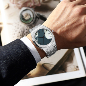 Reloj de Cuarzo para <span class=keywords><strong>Hombre</strong></span> BESTWIN 813-9, Esfera Octogonal de Nácar, Resistente al Agua, Estilo Casual de Negocios, Diseño Mosaico, Regalo - Product Image 2