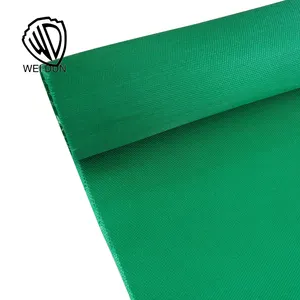 Fireproof material colored silicone glass fiber rubber fabric