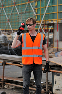 Chaleco <span class=keywords><strong>reflector</strong></span> de seguridad de alta visibilidad Reflectante EN 20471 Chaleco de ingeniero Hi Vis Día y Noche Clase 2 Chaleco reflectante - Product Image 5