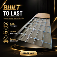 Système de sous-plancher modulaire en acier ZAM, ignifuge, imperméable, écologique, design moderne, sans soudure, avec grille de plancher