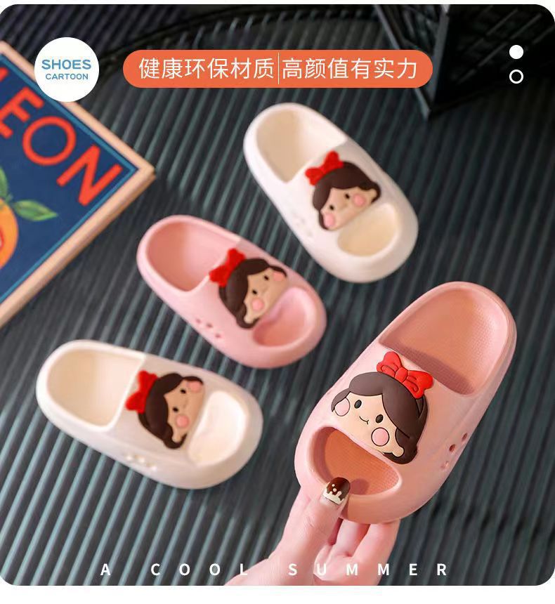 Girls Indoor House Slippers Summer Flat Sandals Shoes Cheap Wholesale Kids Shoes