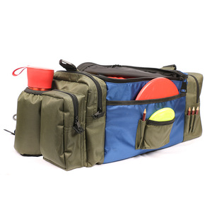 Sac de sport de golf à disques d'extérieur avec logo personnalisé, résistant à l'usure, imperméable, pour 25 disques, sac de pratique de golf à disques - Product Image 1