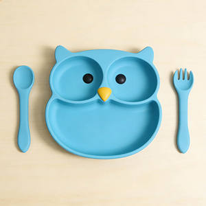 Juego de Vajilla de Silicona para Bebé, Libre de BPA, de Grado Alimenticio, con Babero, Plato con Succión y Mantel Individual, Accesorios para Bebé, Precio de Fábrica - Product Image 5