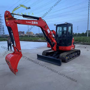 Haute qualité 5ton pour Kubota Mini KX155 pelle U-55 d'occasion bon marché pour usage domestique avec pompe portant PLC Core Components - Product Image 4