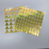 Autocollants holographiques en PET avec logo personnalisé, étiquette de sécurité laser, anti-contrefaçon, inviolable, autocollant holographique d'authenticité