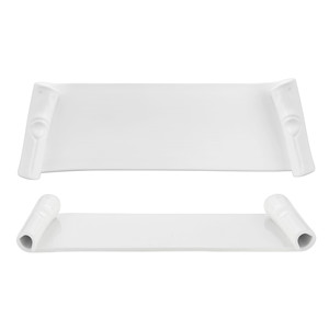 Bandeja Trapezoidal Blanca M1934 A Pergamena 49 x 16 cm, Suministros para Restaurantes, Vajilla para Catering, Venta al por Mayor - Product Image 1