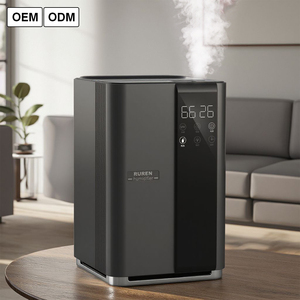 RUNAL Humidificador de Aire Ultrasónico Inteligente Tuya con Niebla Fría y Cálida, Control Remoto, Aromaterapia UV, Plástico, para el Hogar, Global - Product Image 1