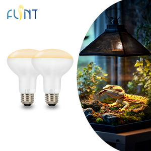 Ampoule chauffante pour <span class=keywords><strong>reptiles</strong></span> E26 R80 en verre dépoli, économie d'énergie, 100W 550LM, anti-explosion, pour petits animaux et <span class=keywords><strong>reptiles</strong></span>, FCC - Product Image 1