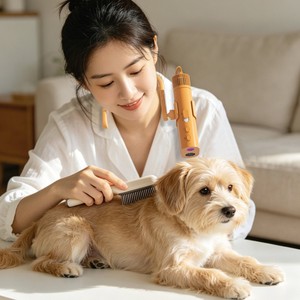Zohang Pet Hair Dryer Neck Hanging AC Motor Overheat Protection For <b>Dog</b> Cat Grooming Drying - Product Image 3