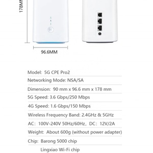 Original Huawei 5G CPE Pro 2 H122-373 5G CPE <b>Router</b> WiFi 6 <b>Router</b> for HUAWEI H122-373 - Product Image 2